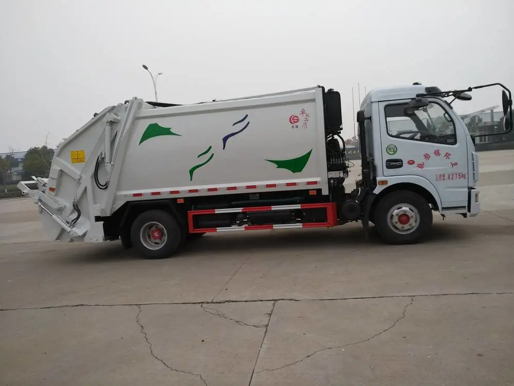 黑龙江自装卸压缩垃圾车 10方压缩垃圾车多少钱一辆