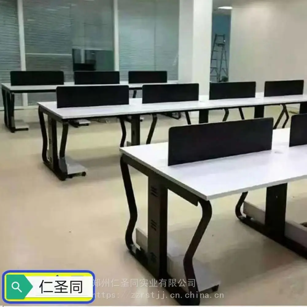 周口员工工位桌_办公桌带屏风_办公桌带隔断