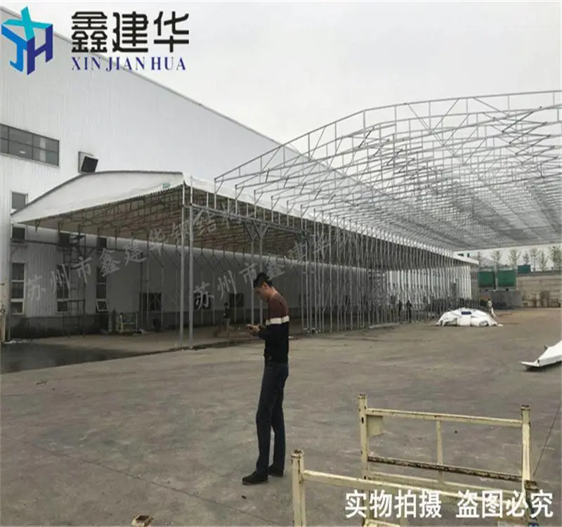 威海乳山伸缩推拉帐篷智能伸缩雨篷价格优规格全