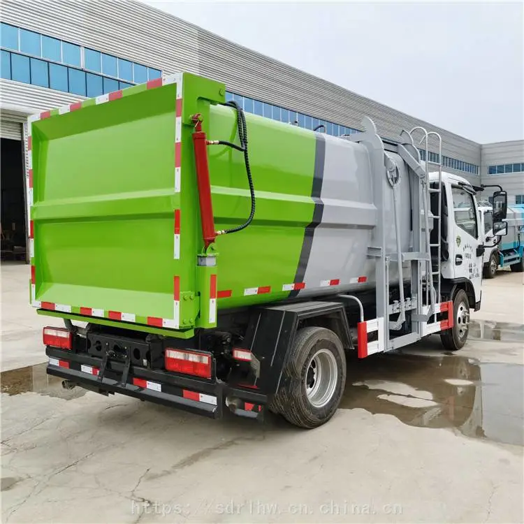 城市管理压缩垃圾车价格 挂桶垃圾车 液压式垃圾车现车