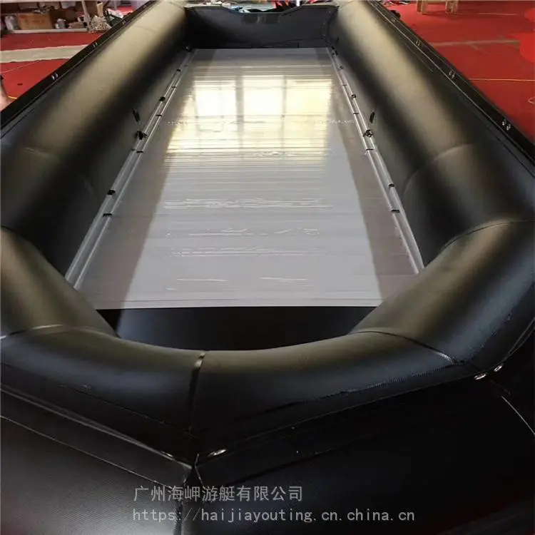 户外橡皮艇_海岬8米冲锋舟运输充气钓鱼船多用途