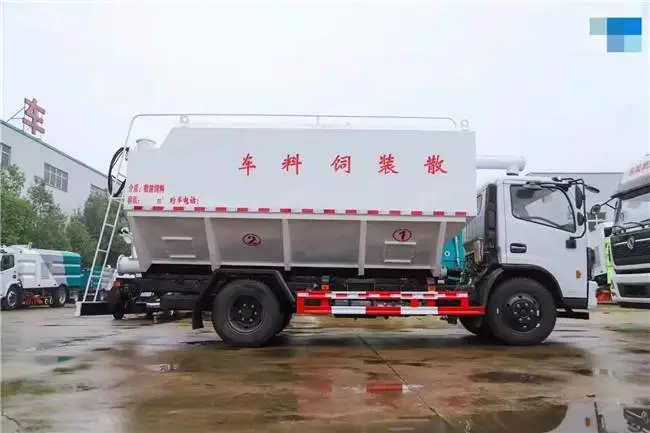 江淮***后六多功能饲料车-拉饲料汽车可拉不同饲l料