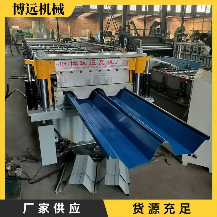 666型角驰压瓦机 不锈钢暗扣瓦压型机 高空666角驰瓦设备