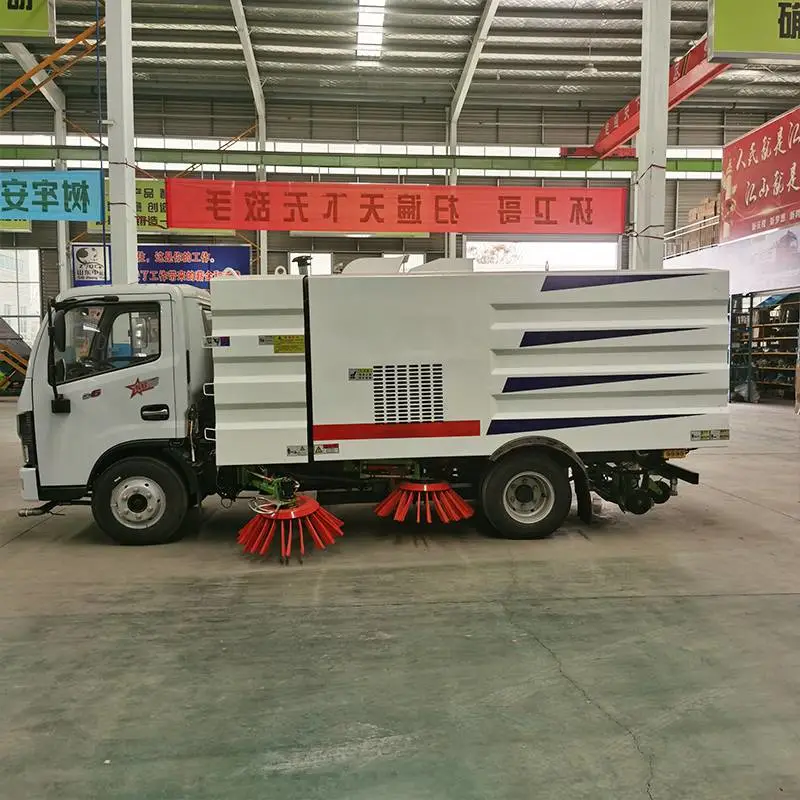 聚仁 汽车扫路车 市政环卫扫地一体车 国六上牌大型道路清扫车