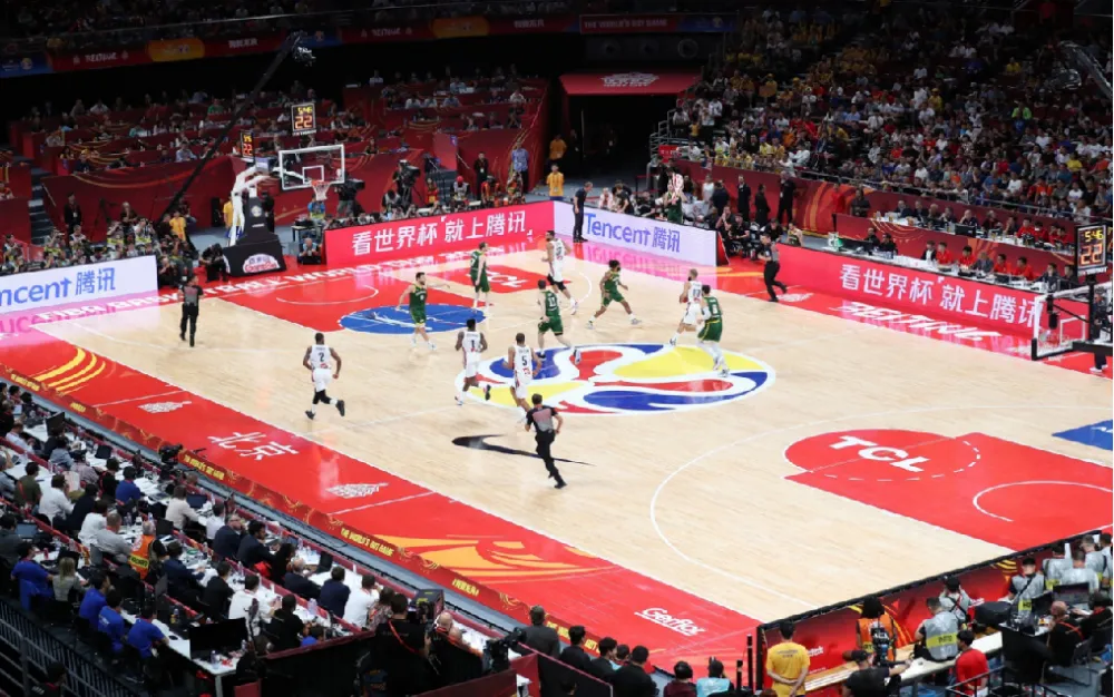 柯勒拆装式速固系统 拆装式木地板系统 国际篮联世界杯
