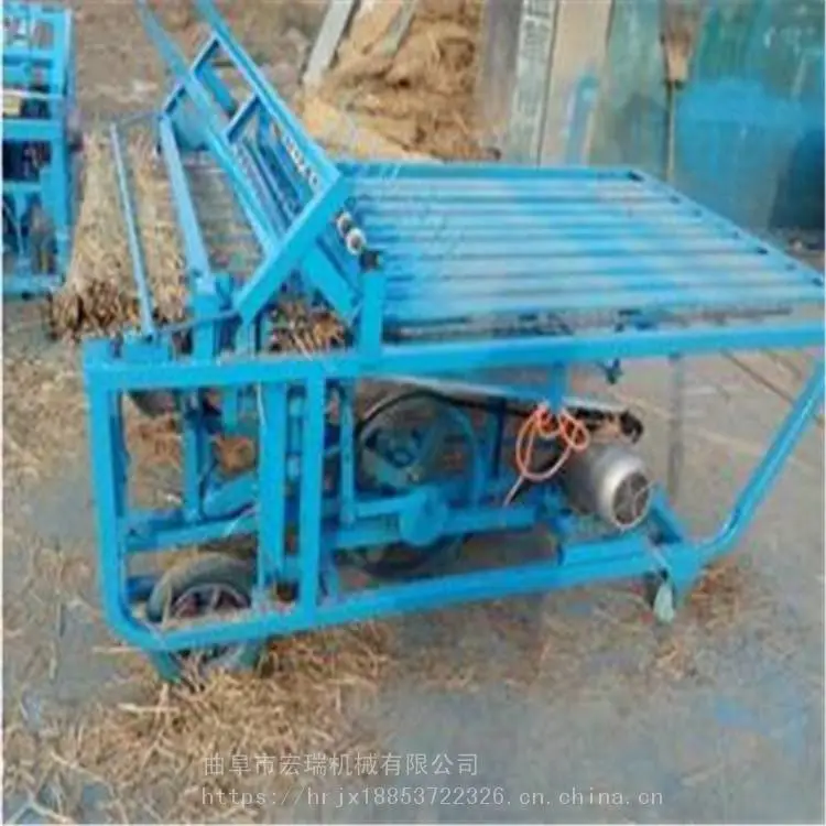 水稻秸秆草席机电动草帘机多用途防护防震草帘机