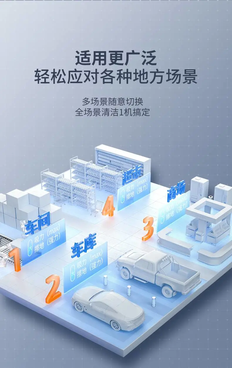 开荒保洁可以用洗地机吗扬子无线双刷洗地机