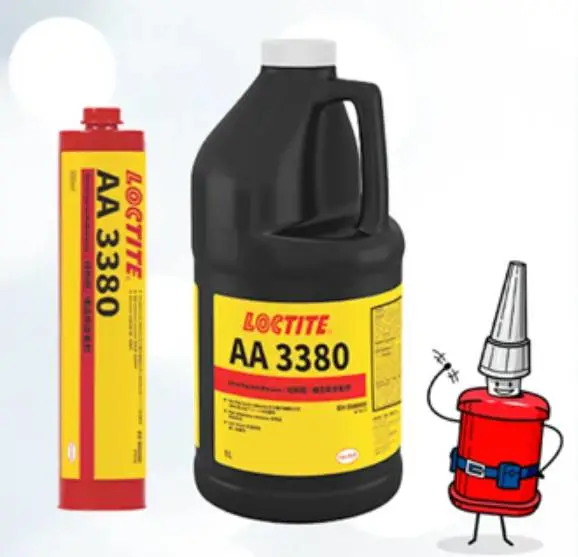 乐泰丙烯酸结构胶LOCTITE AA 3380 耐高温型磁钢粘合剂