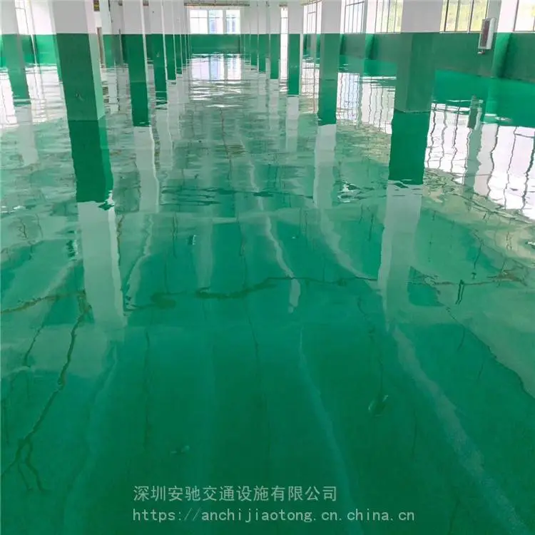 安驰交通专业承接东莞车间防静电地板漆 工业地坪施工多年经验