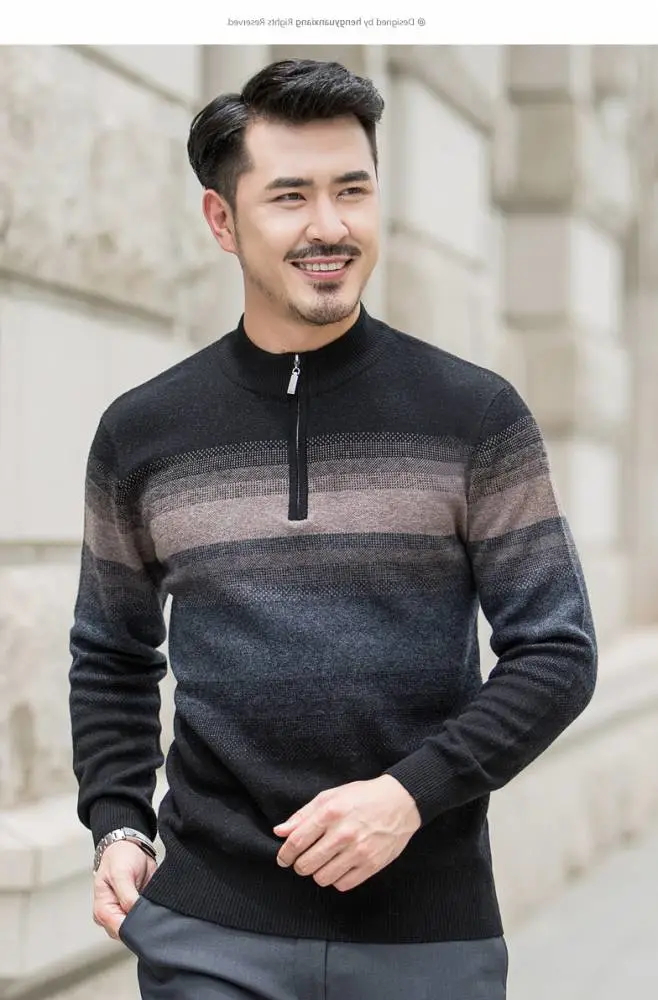 成都便宜地摊货源批发中老年男针织毛衣上衣爸爸秋装40岁中年毛衣3元外贸库存处理