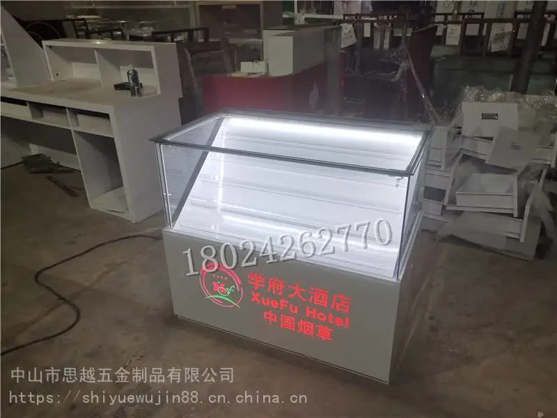 新款烟柜展示柜中国烟草柜收银台口香糖收银台小货架多功能