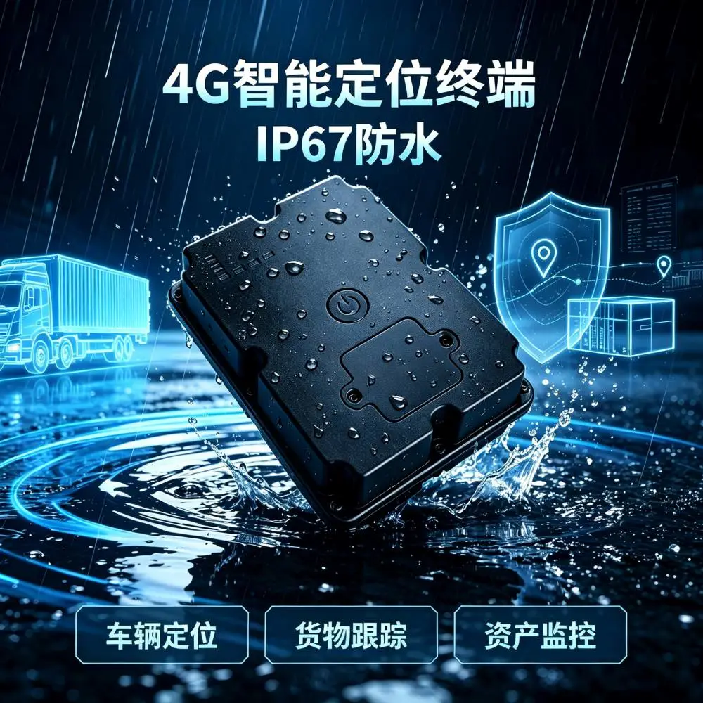 IP67防水无线gps定位器拆除报警强磁免安装4G北斗定位终端