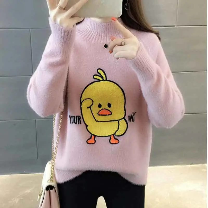 一元地摊货源批发市场中长款慵懒风毛衣女冬3元服装批发