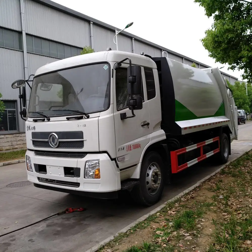 黑龙江东风天锦压缩垃圾车 大型压缩垃圾车多少钱一辆