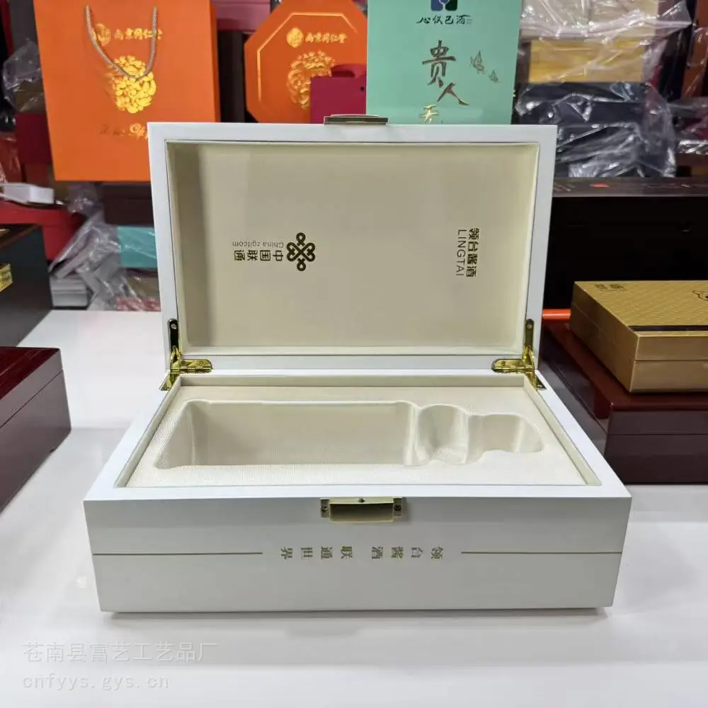 首饰木盒 熊胆粉木盒包装 实木烤漆木盒 xo白酒木盒