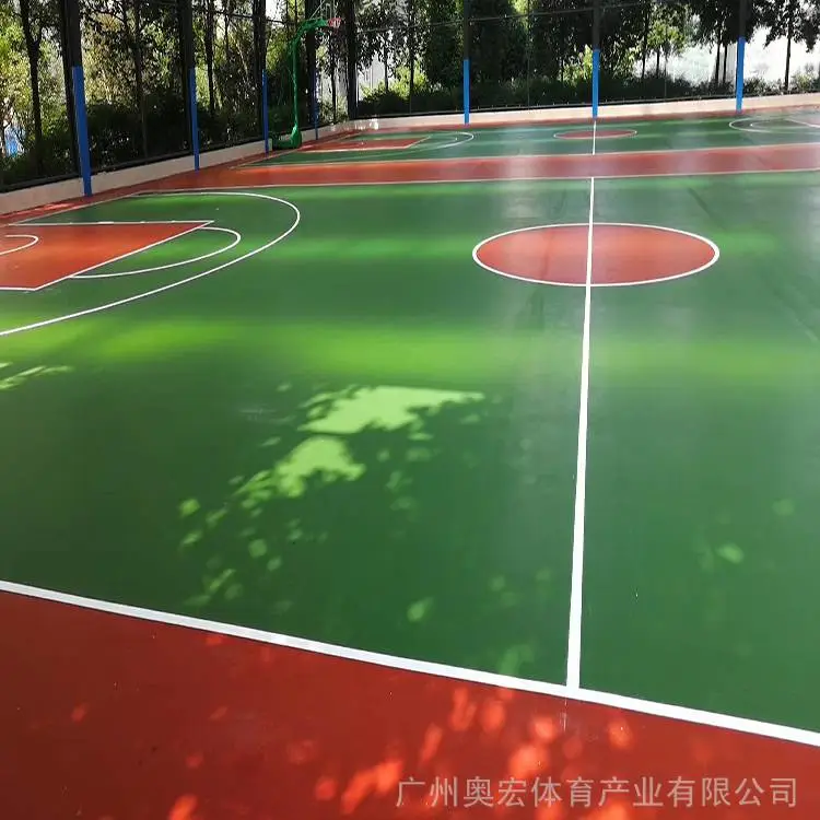 塑胶篮球场和油漆地,塑胶篮球场的英语