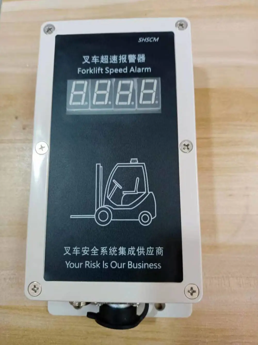 无线叉车限速器 上海公司叉车限速报警器 超速发出灯光和声音提醒