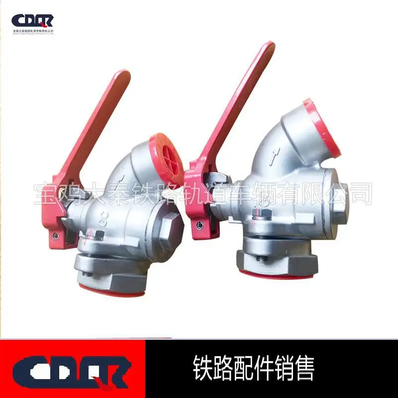 DQ供应轨道车用ADg10不锈钢截断塞门 铁路制动软管连接器TZ-1-715N