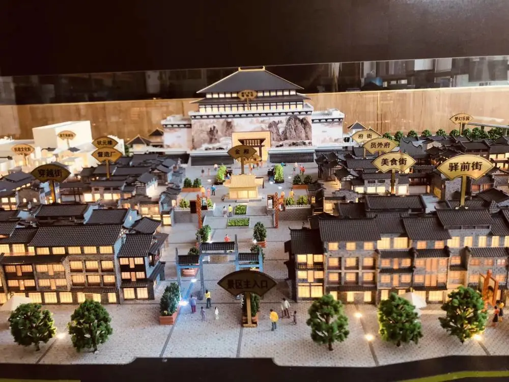 地产项目沙盘 一站式展示区位优势