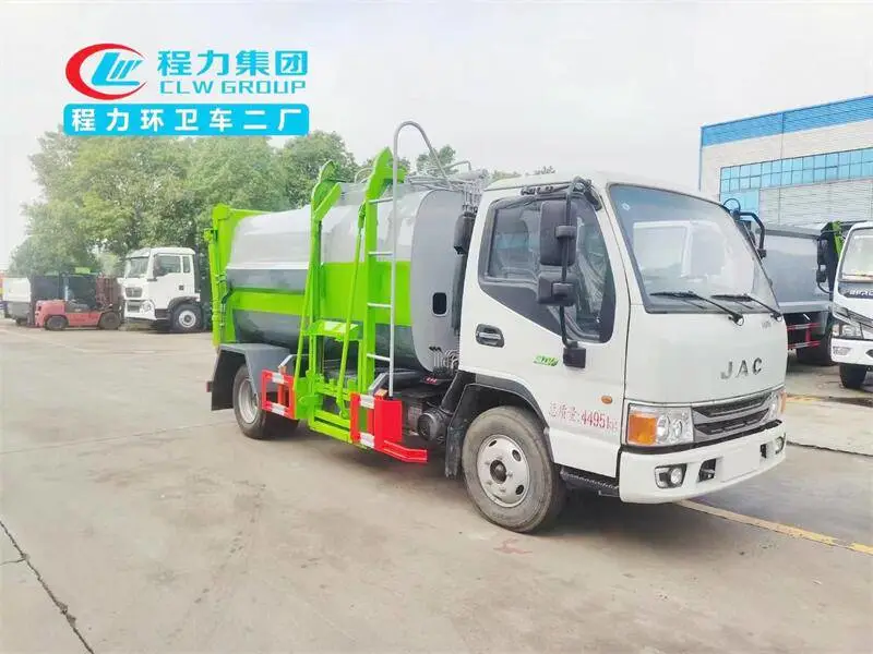 小型车厢可卸式垃圾车厂互惠互利 10吨勾臂式垃圾车供应厂家