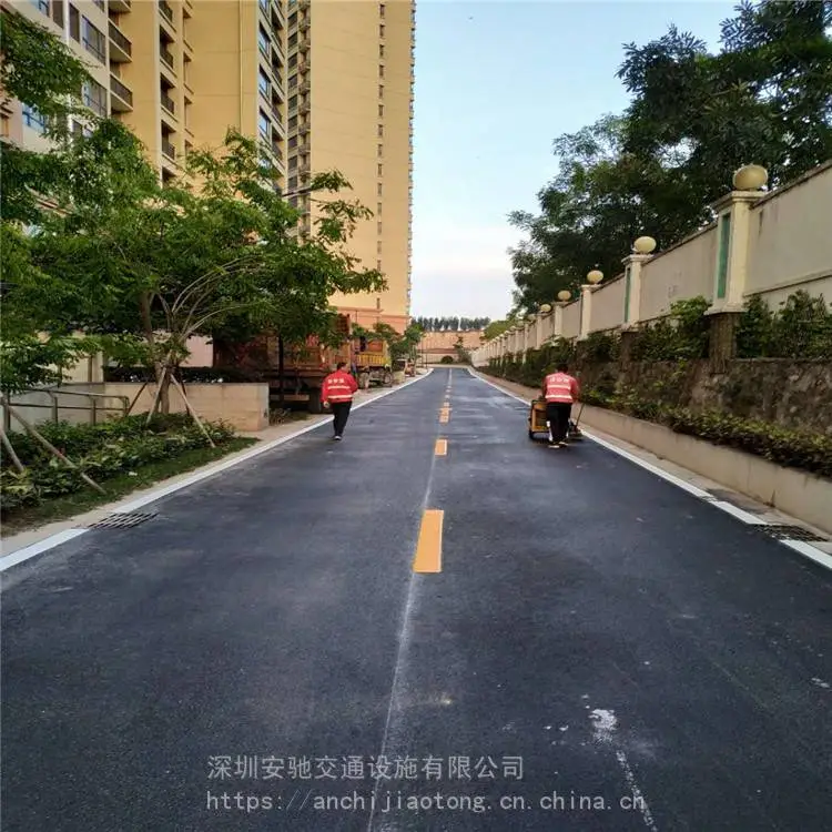 深圳厂房热熔划线 检测站热熔标线施工多年经验