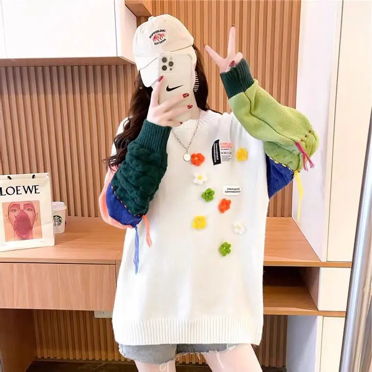 仁怀摆地摊夜市卖服装复古慵懒中长款麻花针连衣裙2021新款圆领套兴国的地摊服装批发在哪里