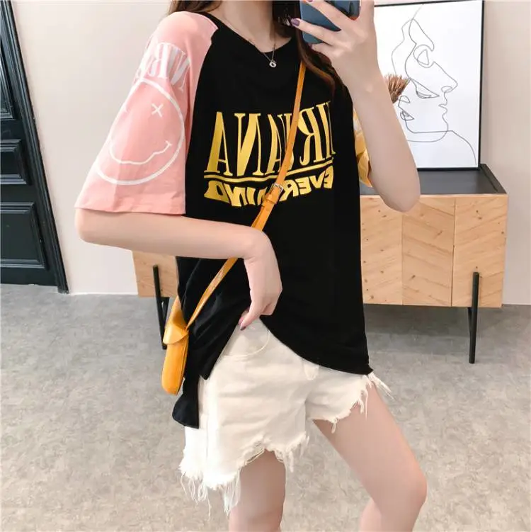 女式T恤服装尾货走份想做服装批发去那拿货加肥加大码200斤