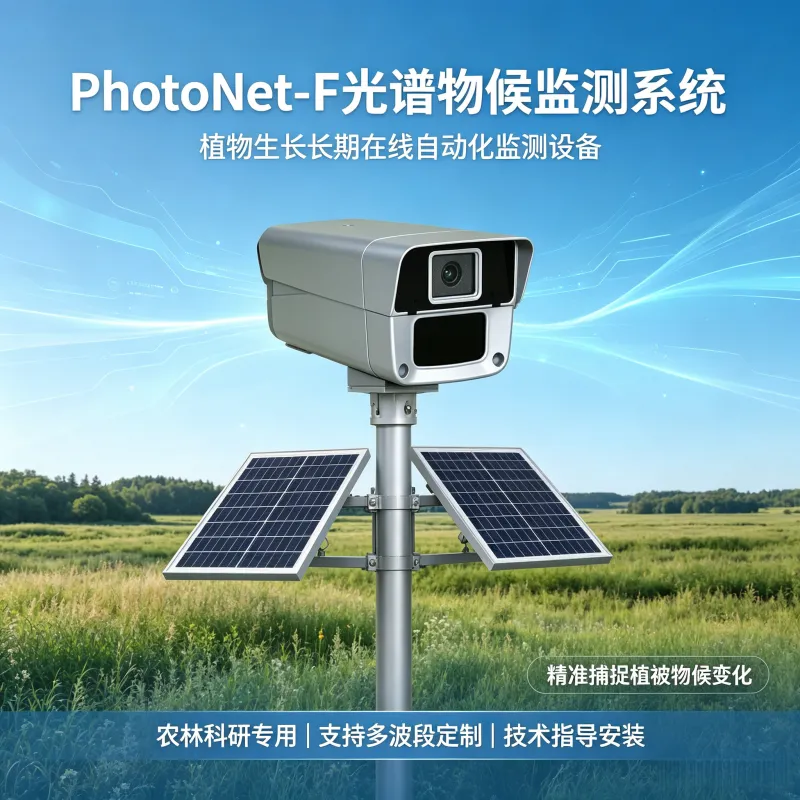 户外太阳能定焦光谱物候监测系统 科研园区植被生长状态监控仪器