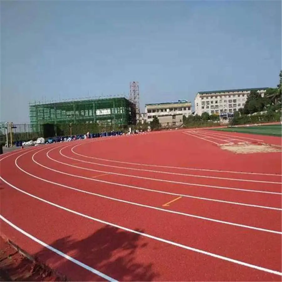 石庄塑胶运动场地 田径场塑胶跑道 塑胶跑道