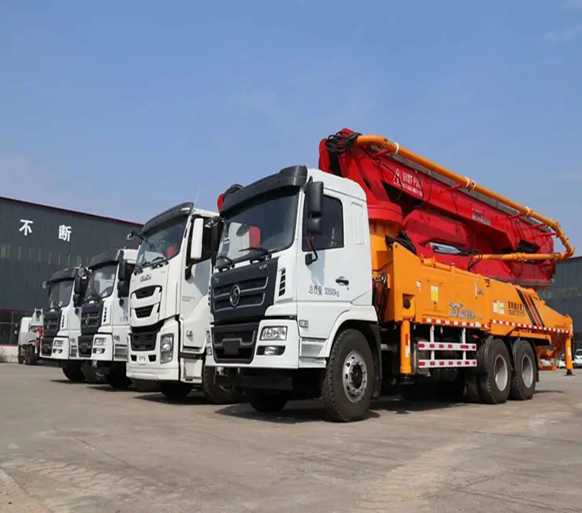 小型混凝土泵车_58米搅拌天泵_产品型号任您选