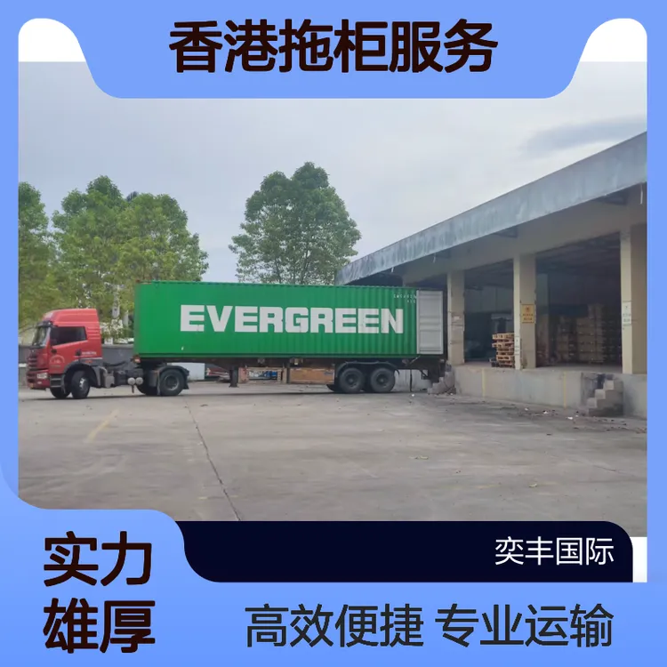 东莞到香港吨车拖车服务买单报关委托报关服务东坑镇到香港整车物流拖柜服务