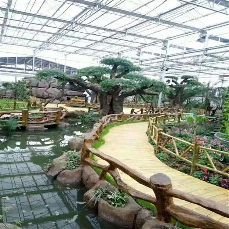 清秀园林 滨海新区 假山假树大门 仿真树价格 价格优惠