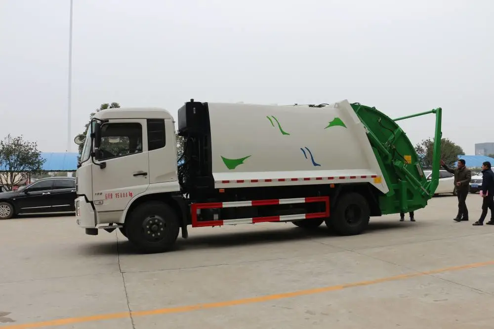 黑龙江东风天锦压缩垃圾车 大型压缩垃圾车多少钱一辆
