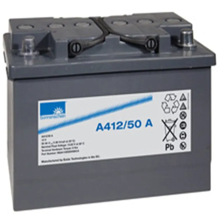 德国阳光蓄电池A412/50F10免维护12V50AH胶体蓄电池