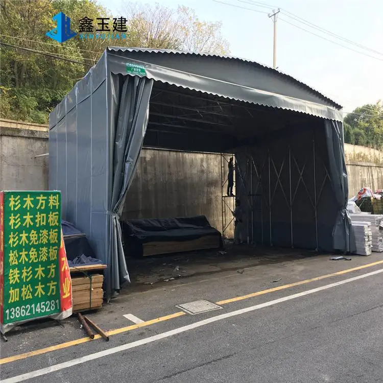厂房上悬空棚徐州贾汪可移动防雨棚怎么安装