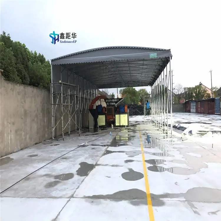 大型自动雨棚平顶山湛河大型仓库蓬雨棚价格