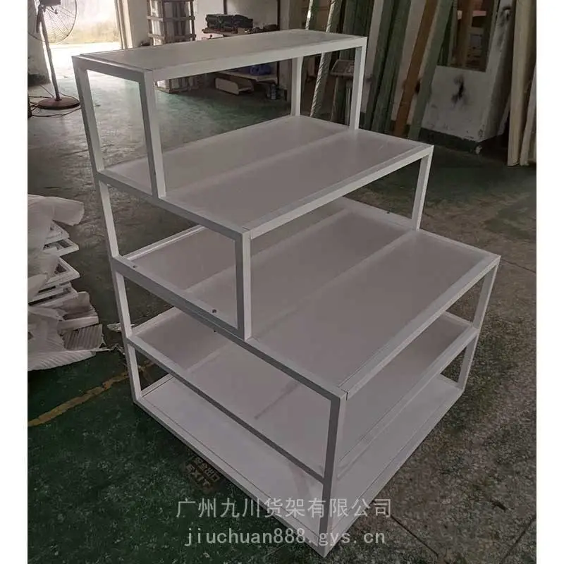 乐沙儿展示架多功能名创展示柜子精品店中岛台挂摆货架商用