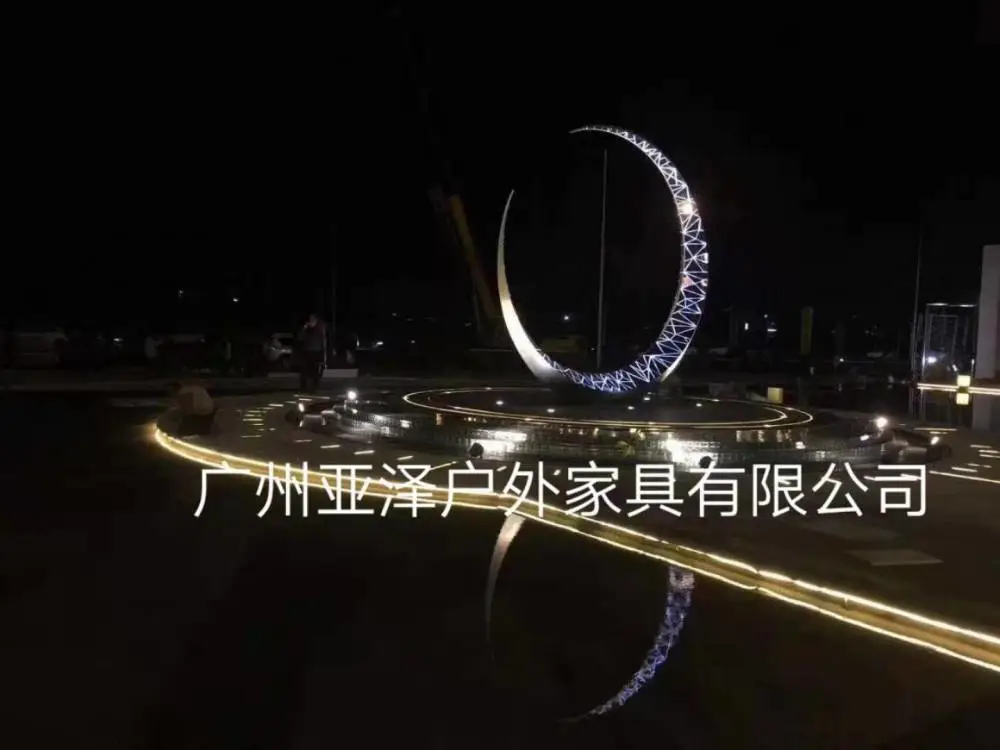 景观小品金属体育运动系列雕塑 河北沧州 不锈钢烤漆摆件 加工定制操场绿地创意雕塑