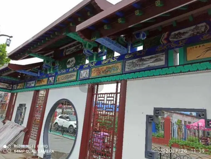 河池宜州立体浮雕壁画背景墙加工,古建彩绘水泥腻子浮雕石雕墙绘