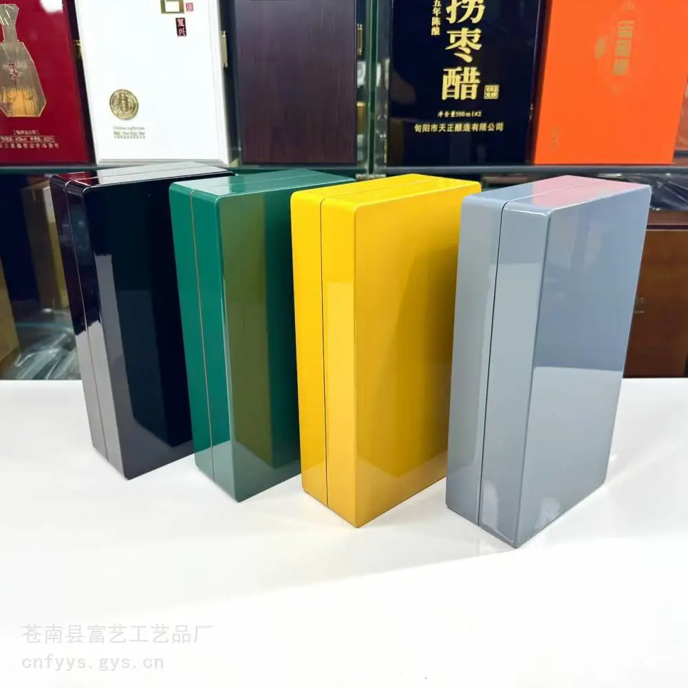 潽洱茶木盒 人参木盒包装 山参木盒包装 干海参木盒烤漆木盒生产