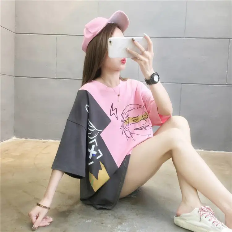 女式T恤服装尾货走份想做服装批发去那拿货加肥加大码200斤