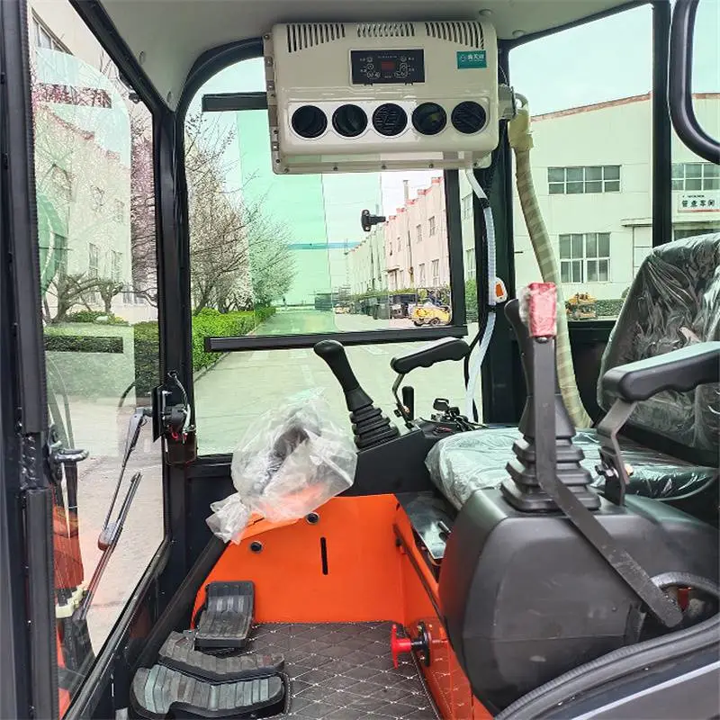 带空调18型挖掘机 市政路牙石安装小挖机 建筑破碎小型挖掘机