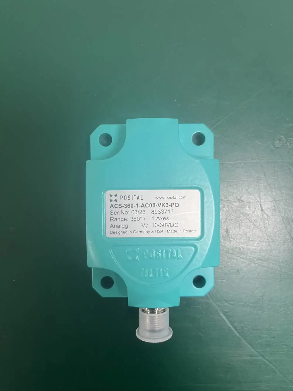 双轴 倾角传感器 ACS-060-2-SC00-HE2-2W 电流 4 – 20 mA + RS232 接口