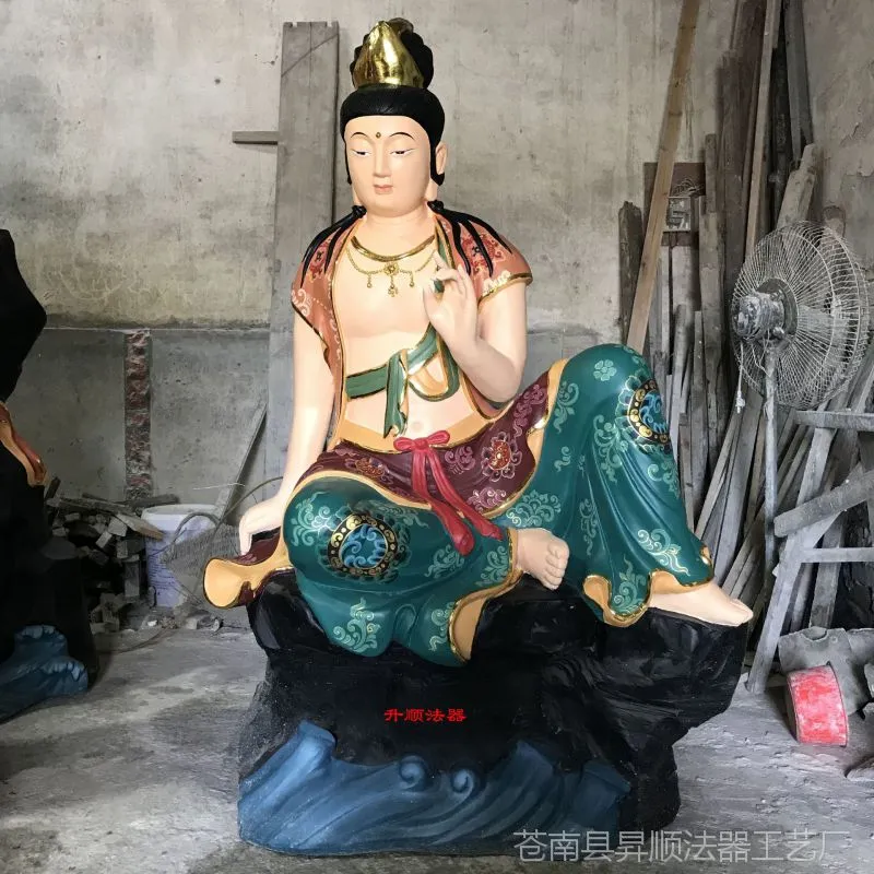 升顺法器佛像三十三观音菩萨化身 观音殿玻璃钢佛像定做