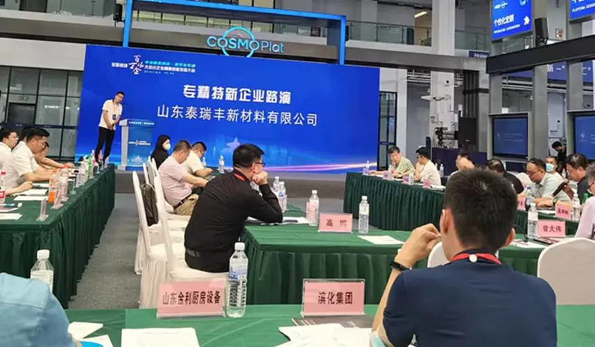 大中小企业融通创新对接大会山东泰瑞丰参加推介
