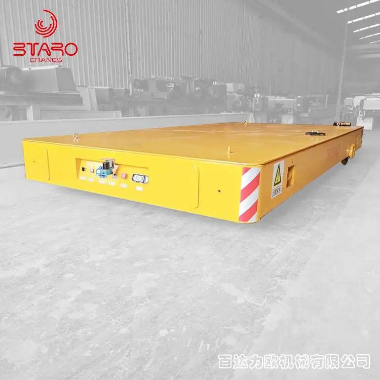江苏10吨20吨无轨地平车定制 车间物料转运电动平板车 百达力欧