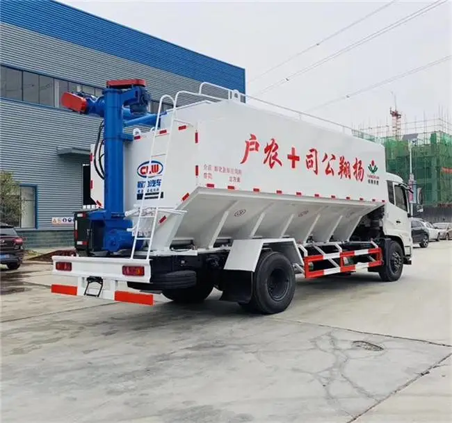 江淮***后六多功能饲料车-拉饲料汽车可拉不同饲l料