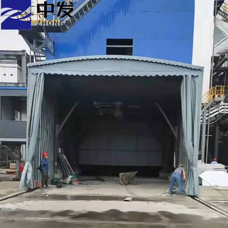 德州仓储推拉棚催化燃烧厂家价格多少