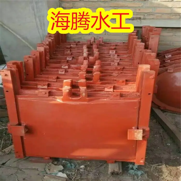 安徽六安涵管铸铁闸门 附壁式手动矩形闸门 按需加工定制