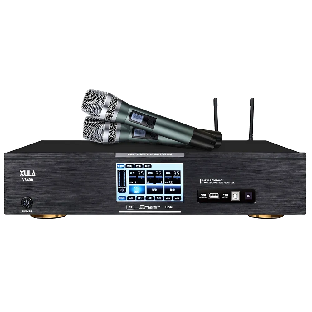 XULA VA400 三合一娱乐一体机（话筒、前级、功放）/功率400W*2